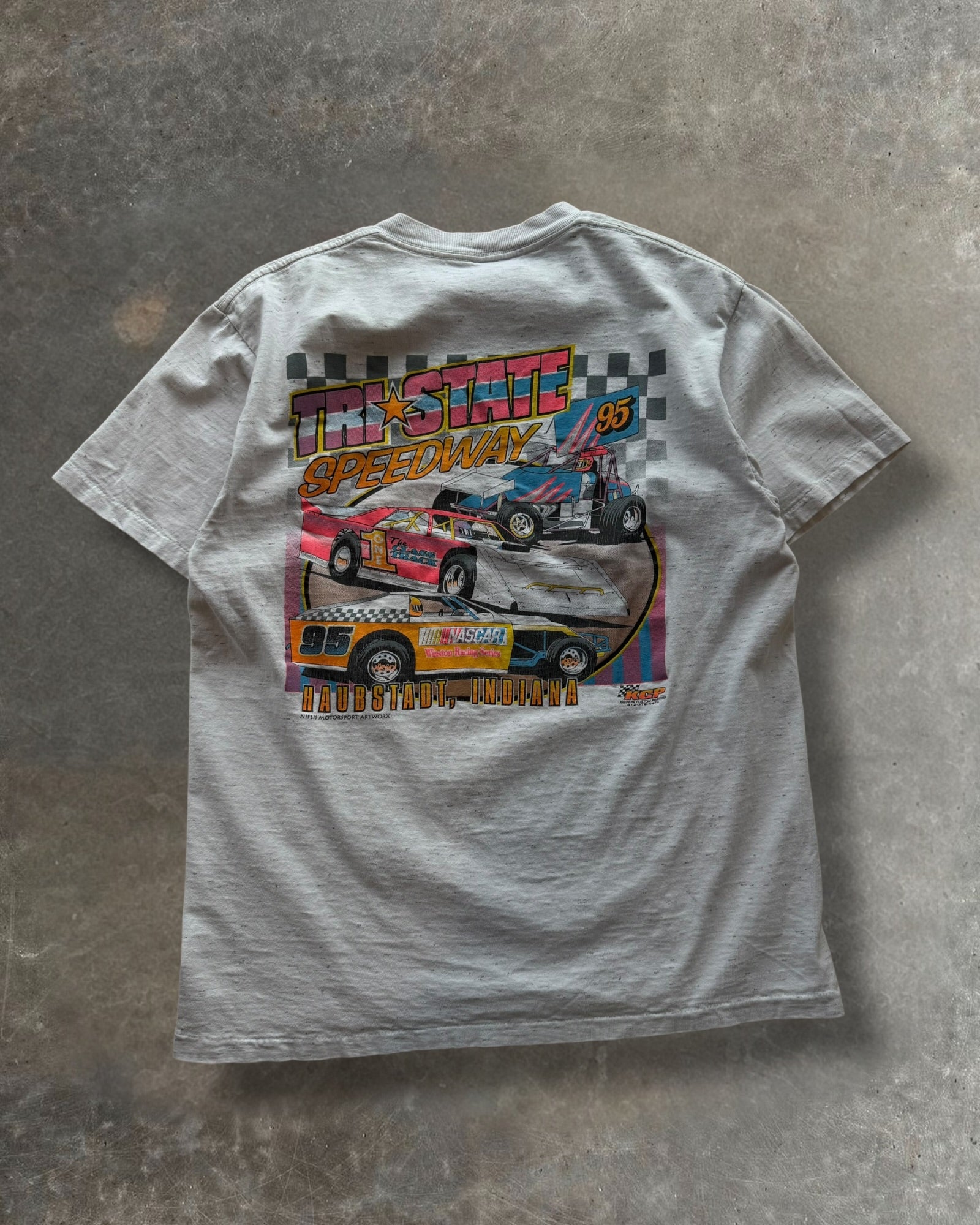 '90s Tri-State Racing Tee Sz. M