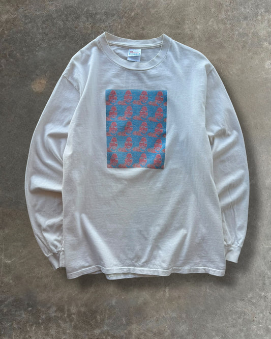 '90s Art Style Charles Manson Serial Killer Long Sleeve Sz. M