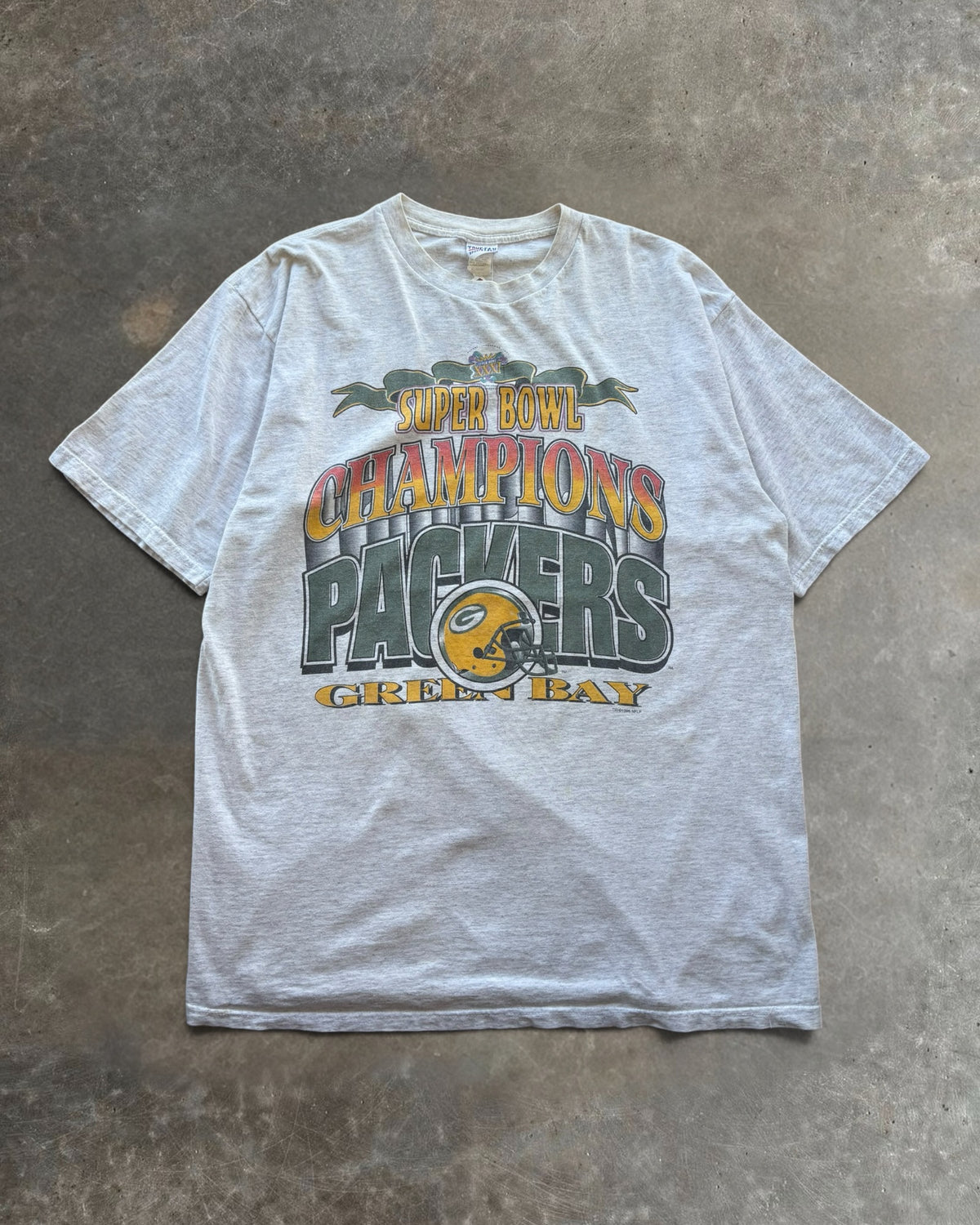 '90s Green Bay Super Bowl Champions Tee Sz. XL