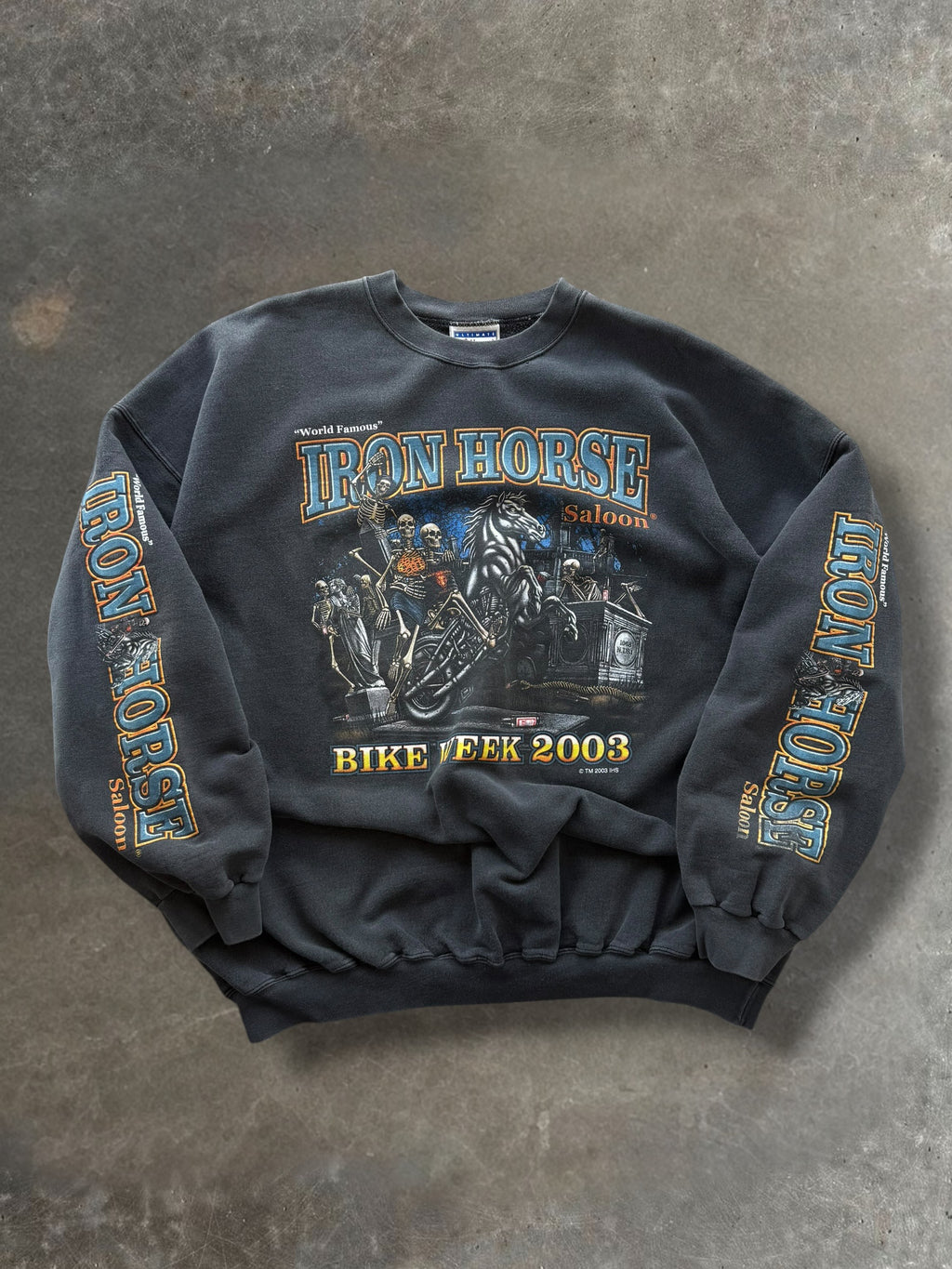 '03 Iron Horse Crewneck Sz. 3XL