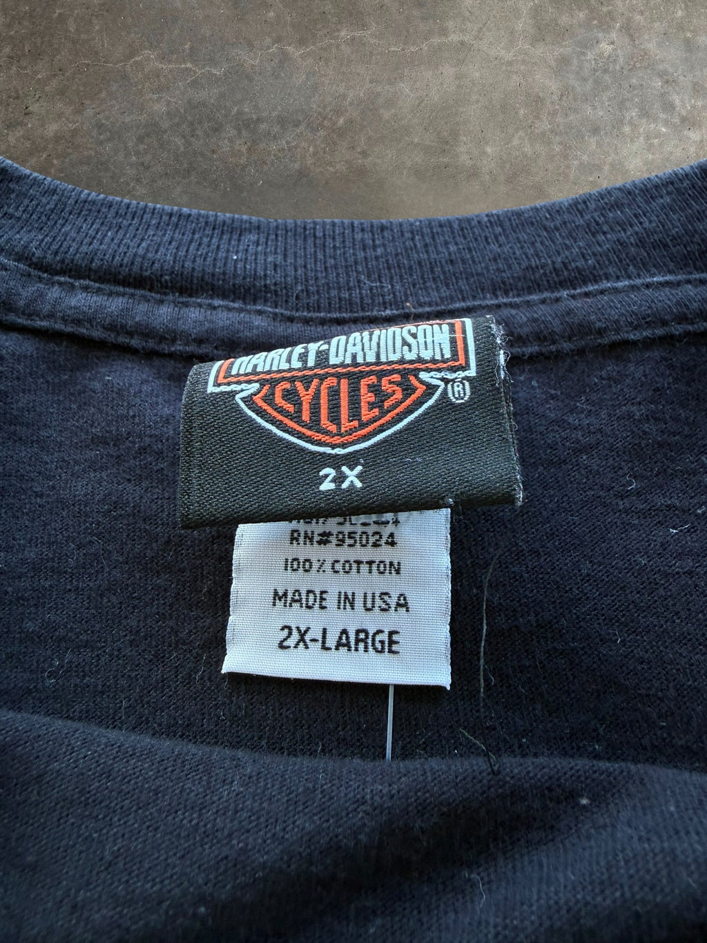 '07 Flaming Eagle Harley LS Sz. XXL