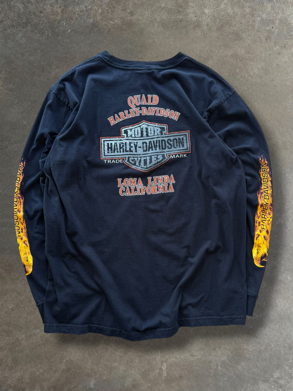 '07 Flaming Eagle Harley LS Sz. XXL
