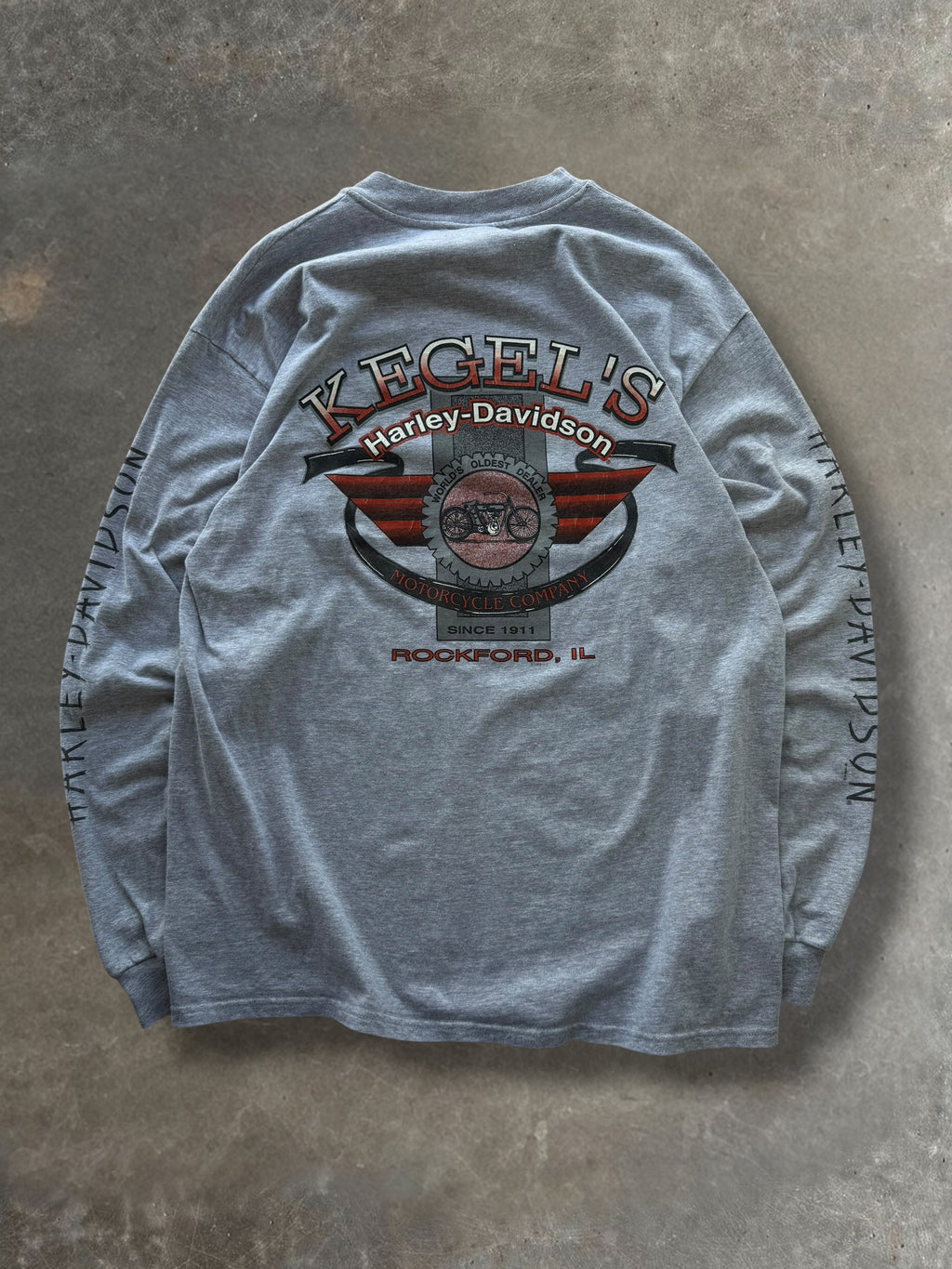 '98 Rockford Barbed Wire Harley Sz. XL