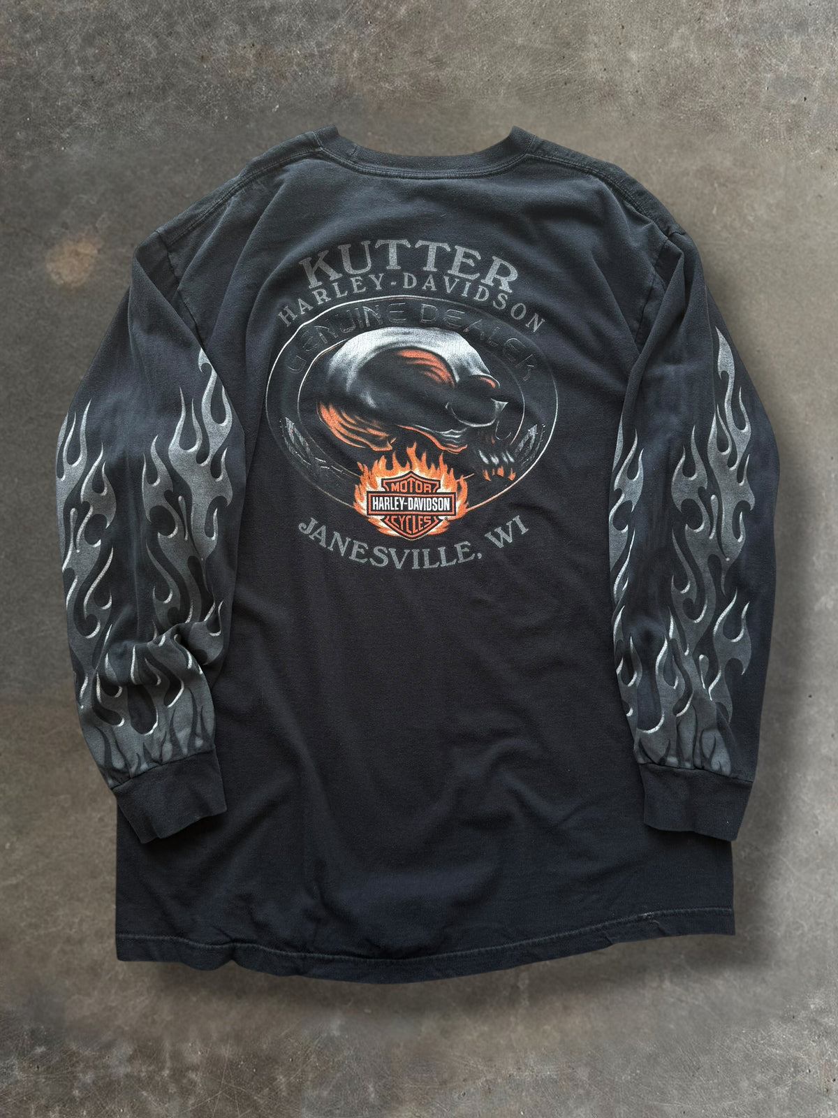'06 Chrome Flame Harley Sz. XL