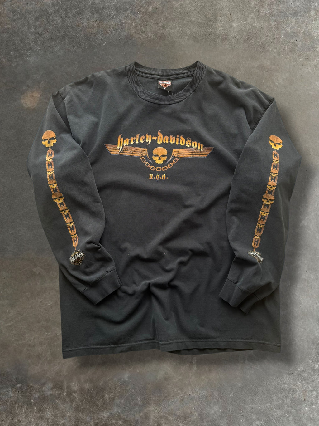 '03 Chained Harley Davidson Long Sleeve Sz. XL