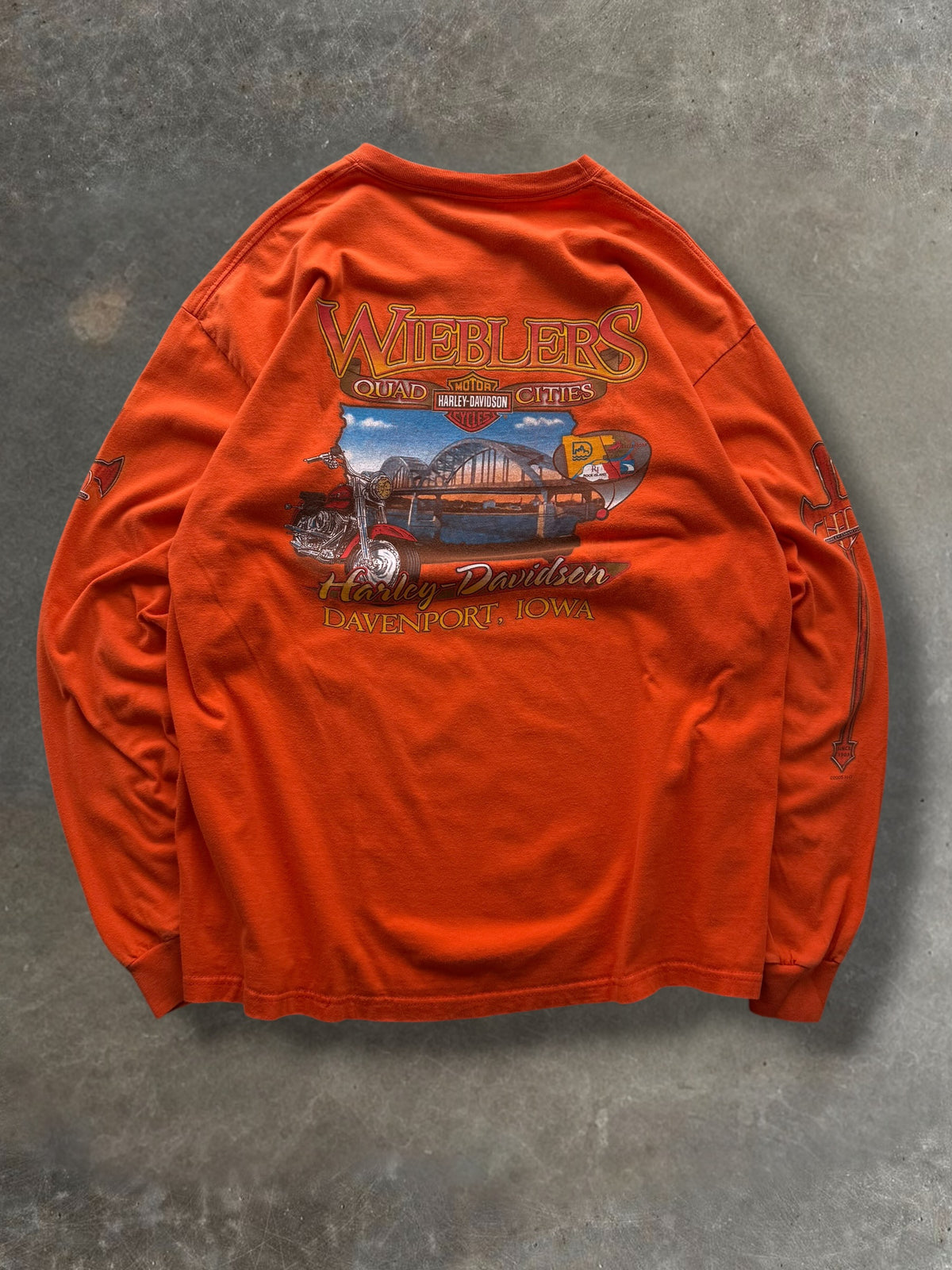 '01 Sword Harley Davidson Long Sleeve Sz. XL