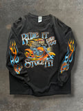 '03 Ride It Like You Stole It Biker Long Sleeve Sz. XL