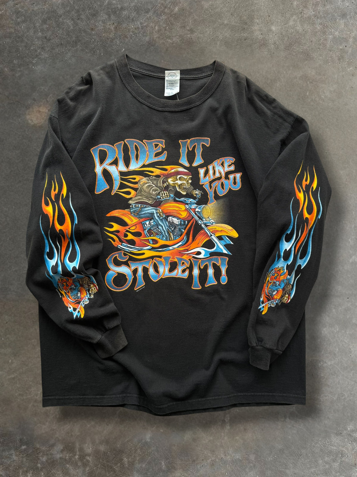 '03 Ride It Like You Stole It Biker Long Sleeve Sz. XL