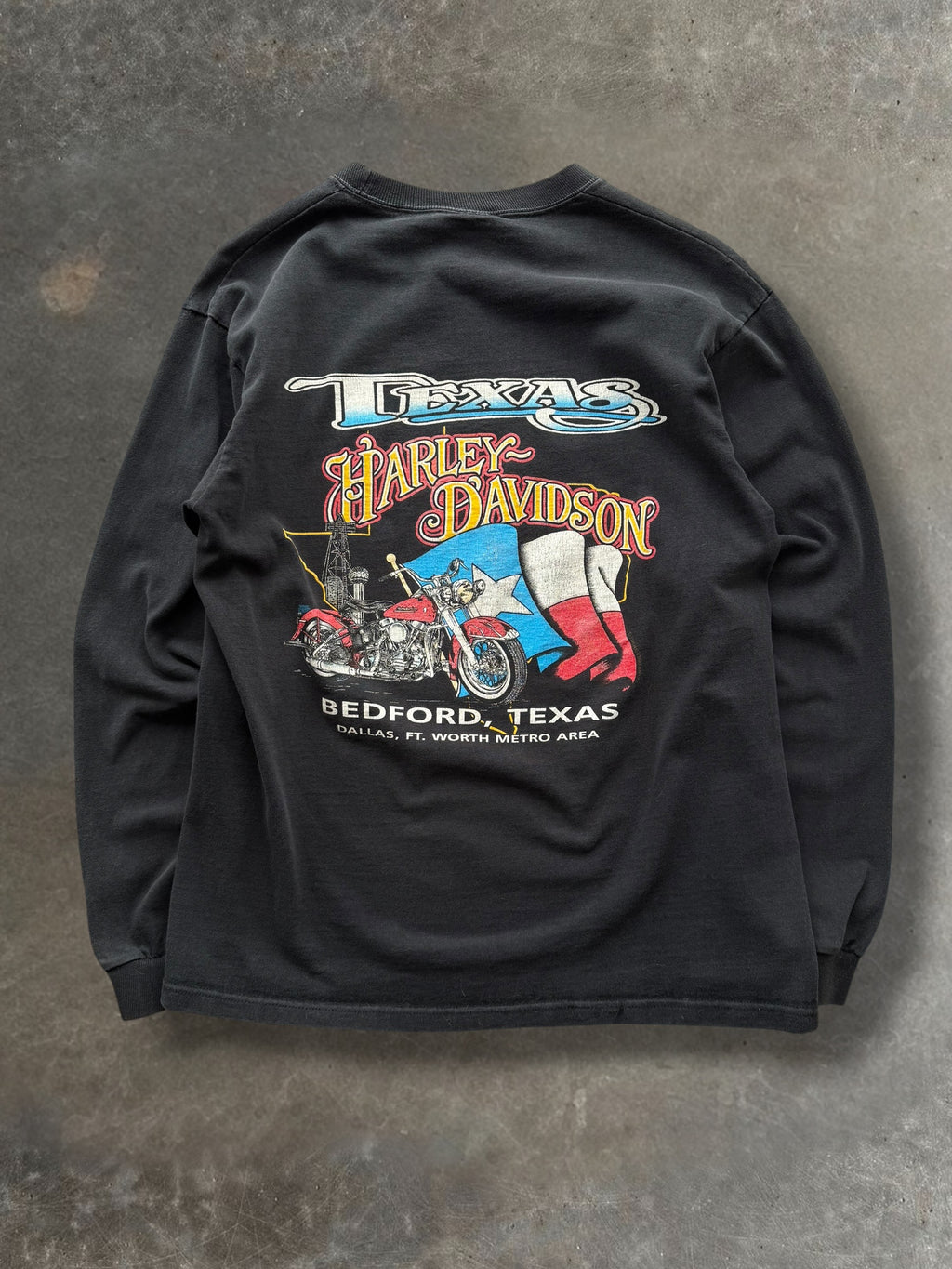 '91 Texas Harley Davidson Long Sleeve Sz. M