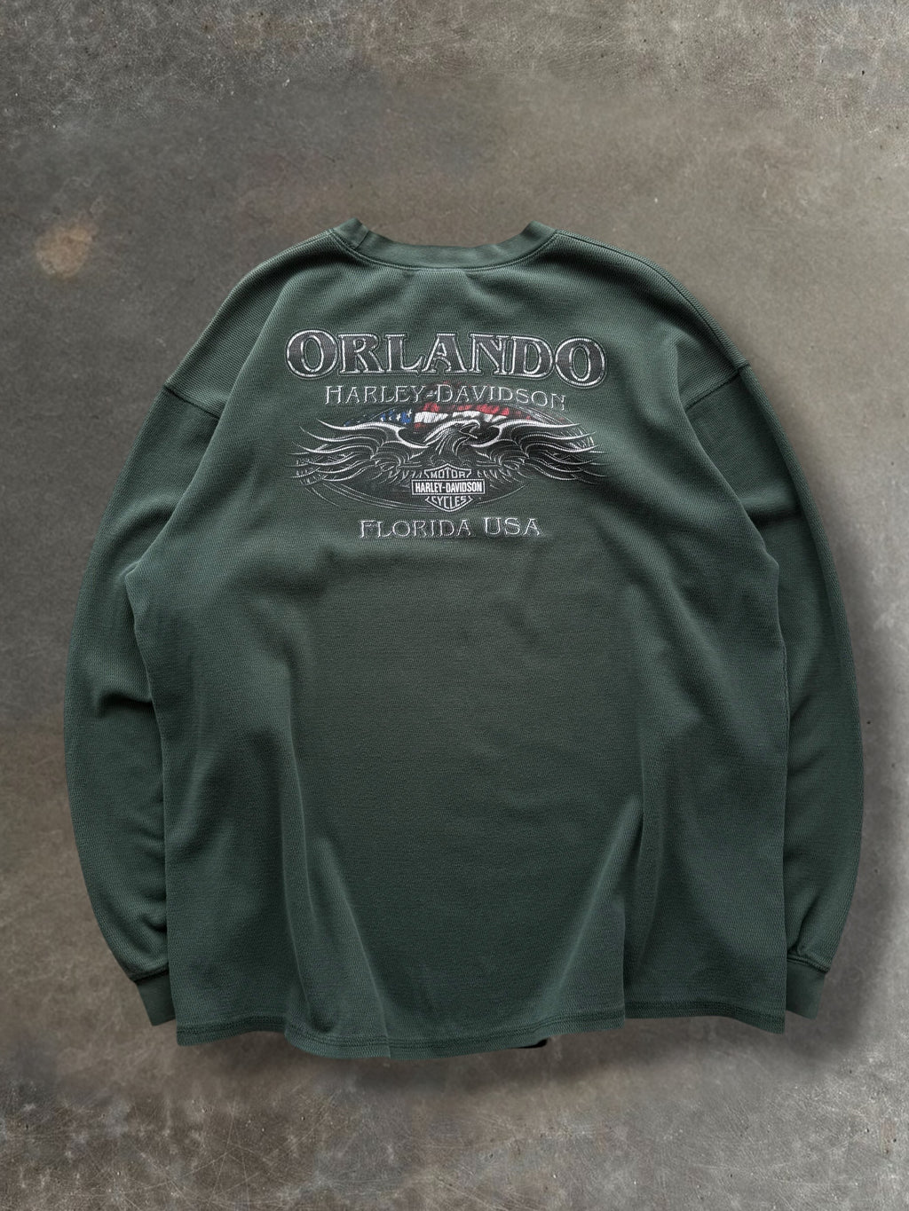 '06 Orlando Harley Davidson Thermal Long Sleeve Sz. XL
