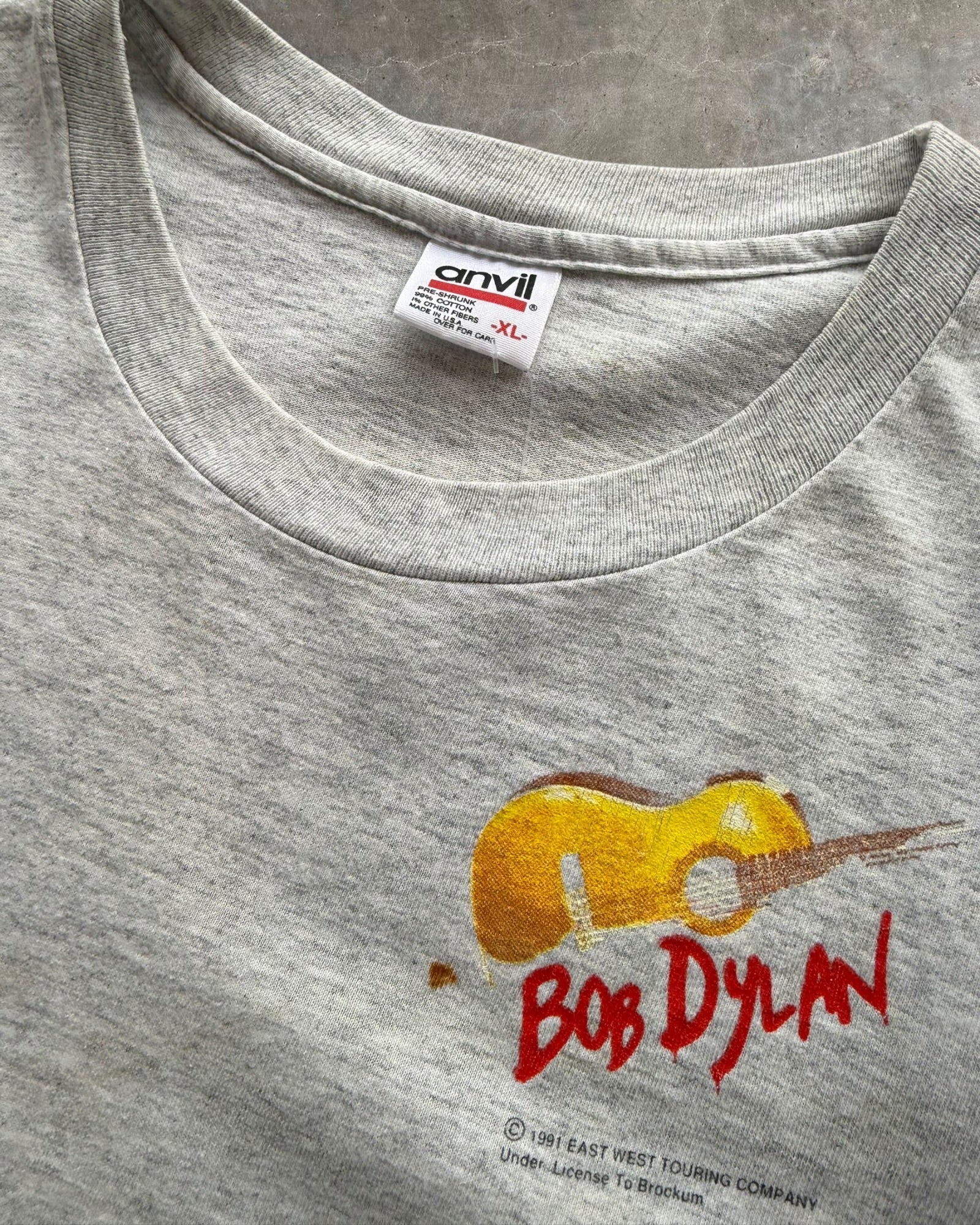 '94 Bob Dylan Spring Tour Long Sleeve Tee Sz. XL