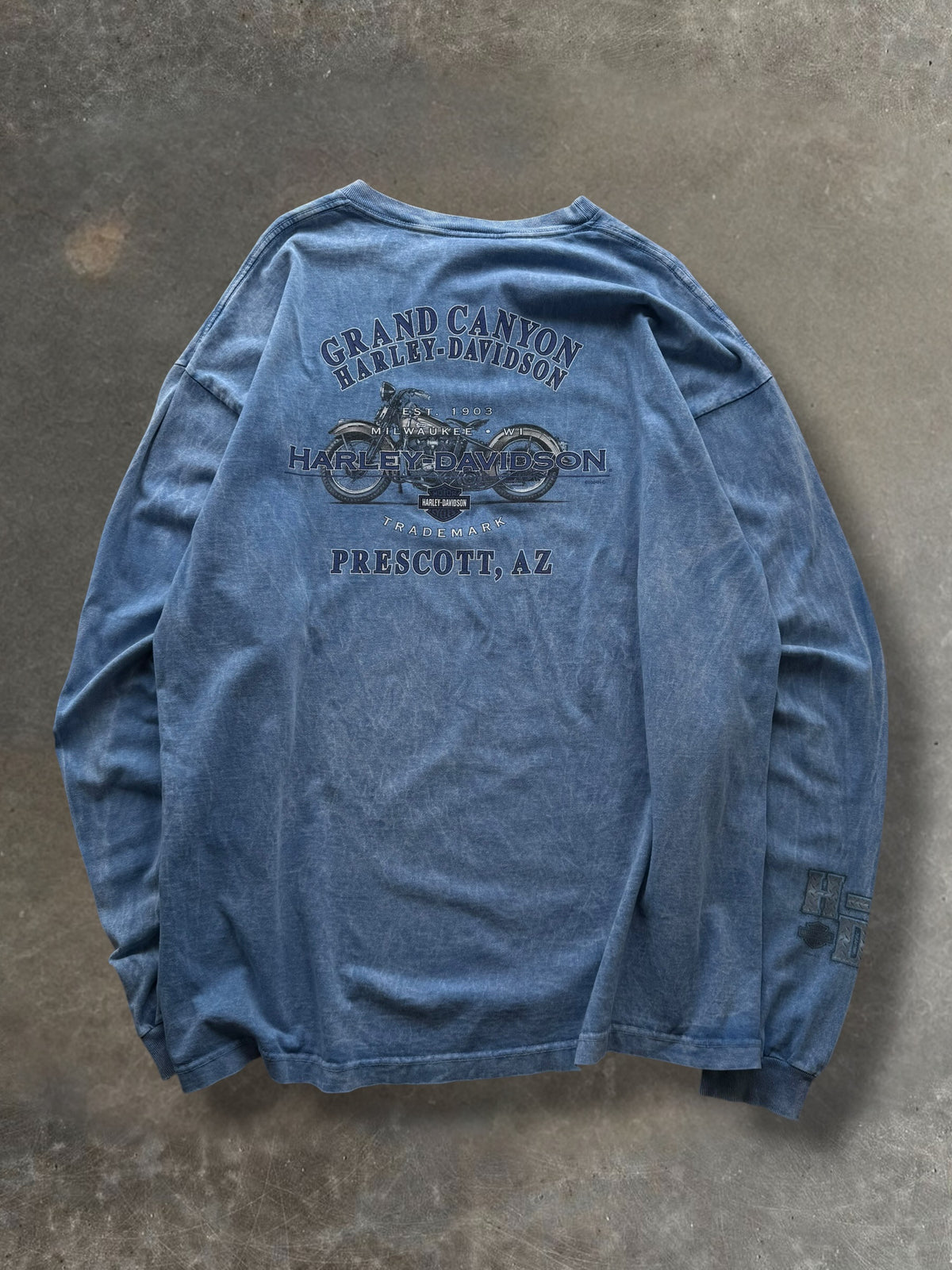 '04 Grand Canyon Harley Davidson Long Sleeve Sz. XXL