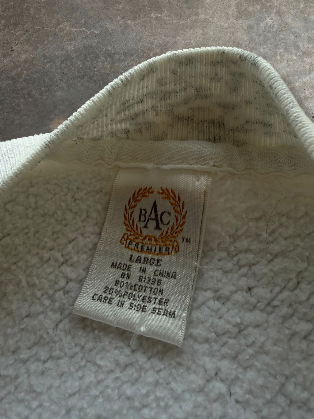 '90s Wisconsin University Crewneck Sz. L