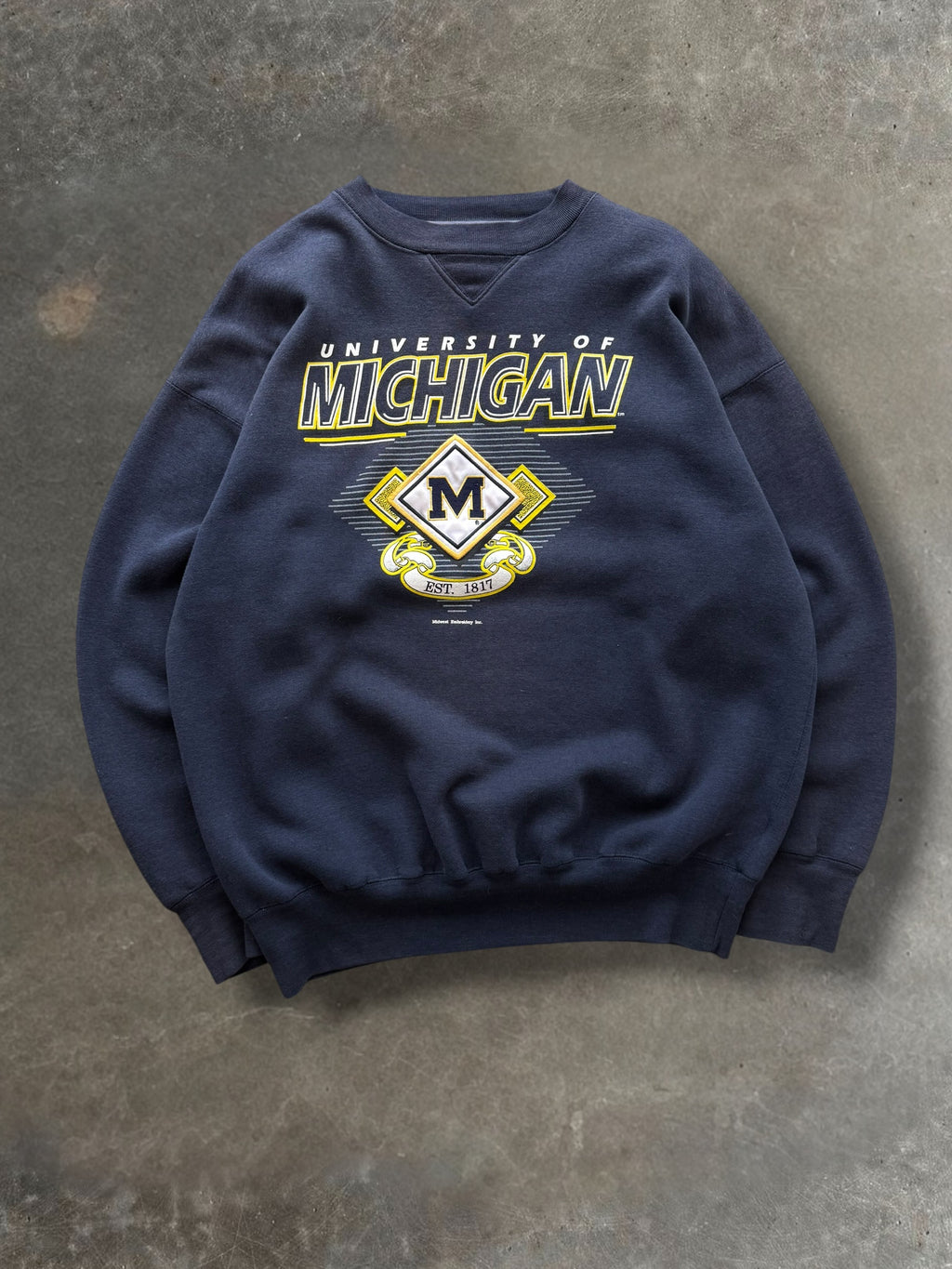 '90s Michigan University Crewneck Sz. XL