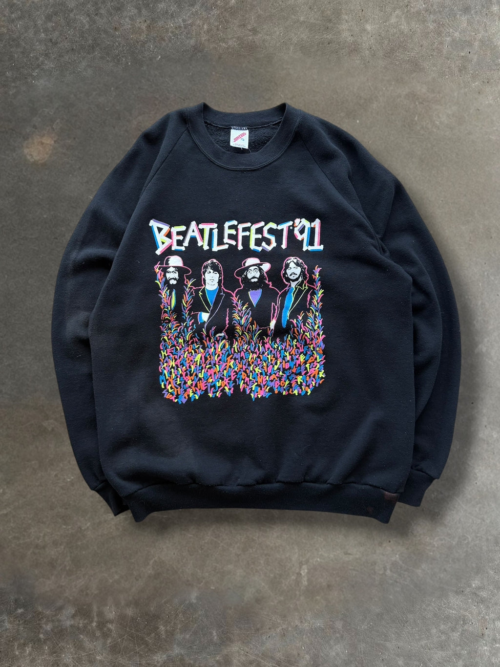 '91 Beatlefest Band Crewneck Sz. XL