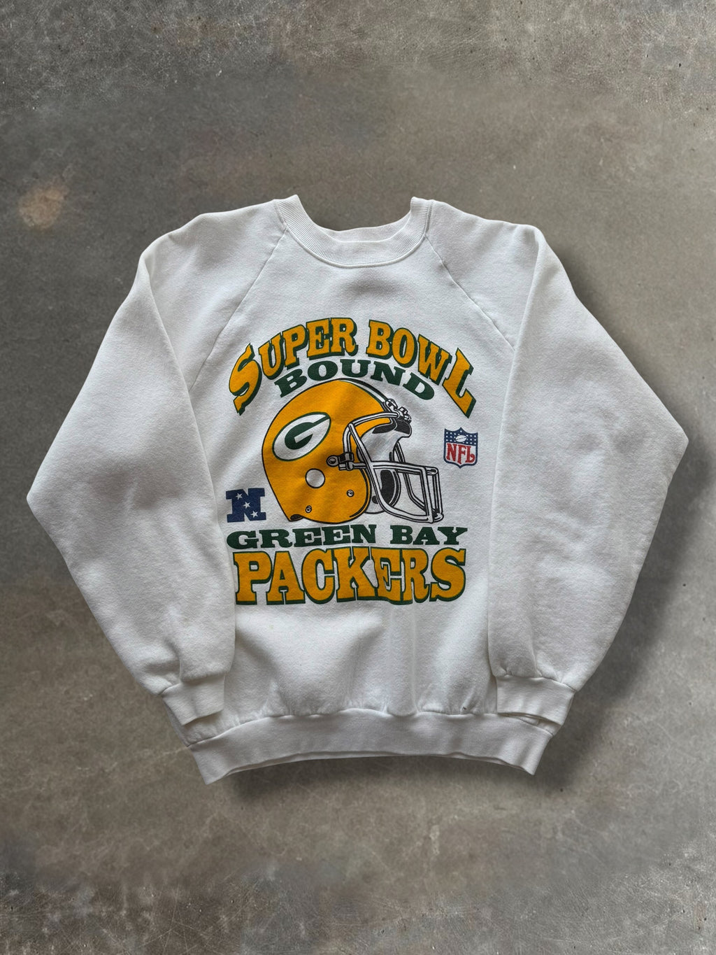 '90s Super Bowl Bound Packers Crewneck Sz. XL