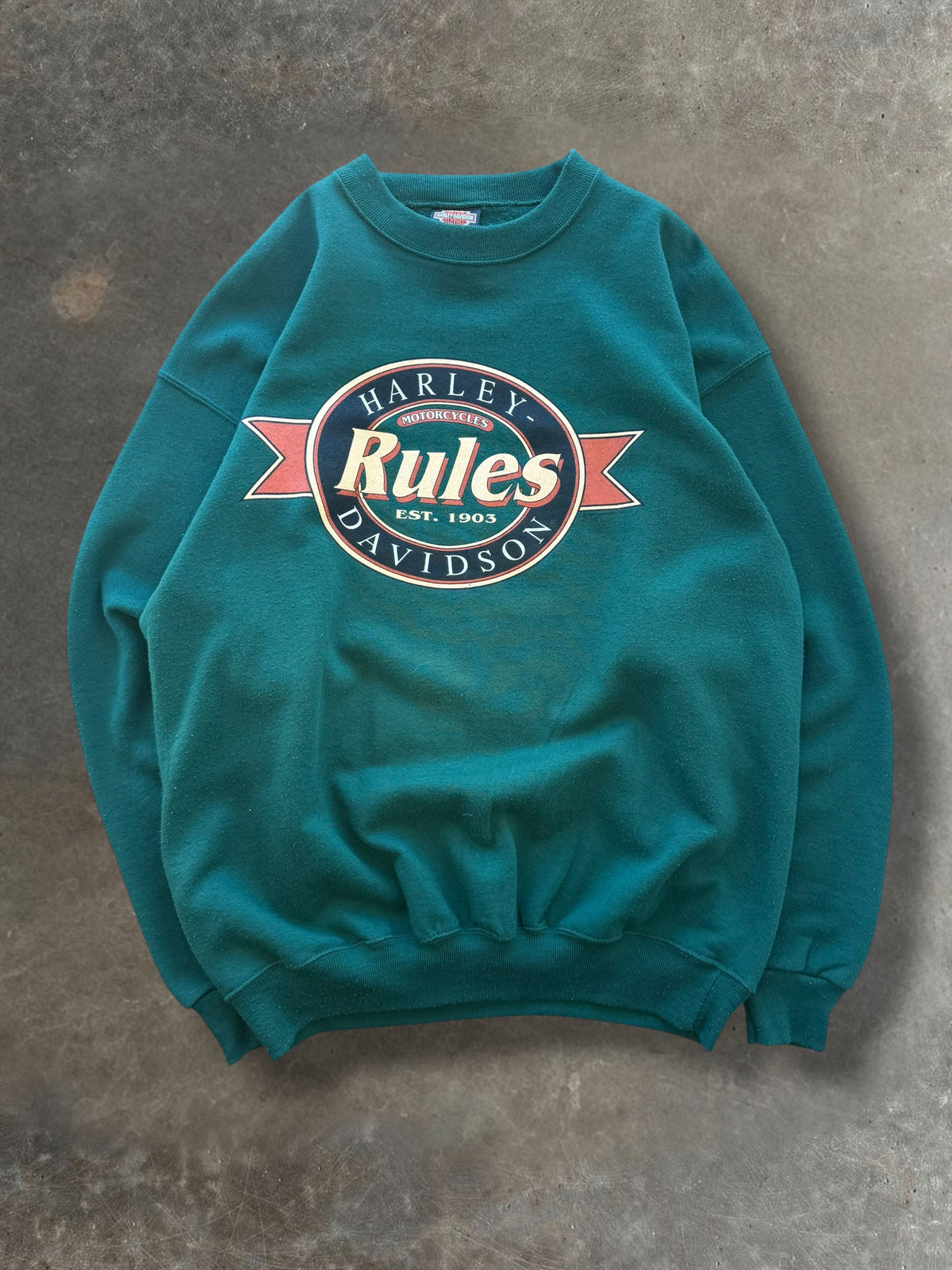 '90s Jim's Harley Davidson Crewneck Sz. XL