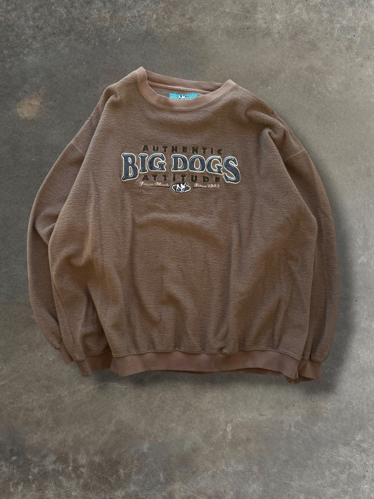 '00s Big Dogs Fleece Crewneck Sz. XXL