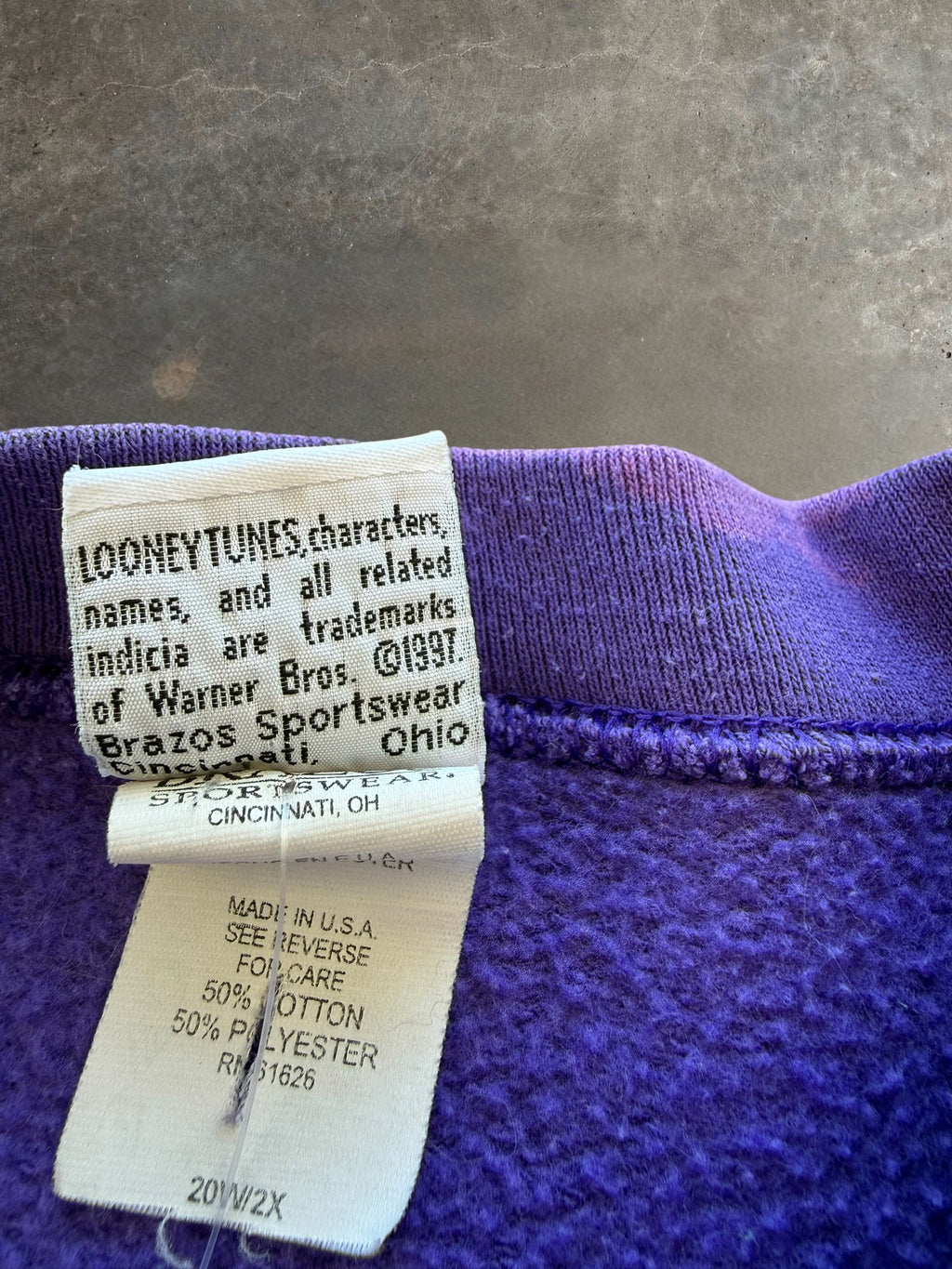 '90s Looney Tunes Crewneck Sz. XXL