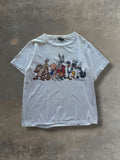 '93 Looney Tunes Crew Wrap Around Tee Sz. L