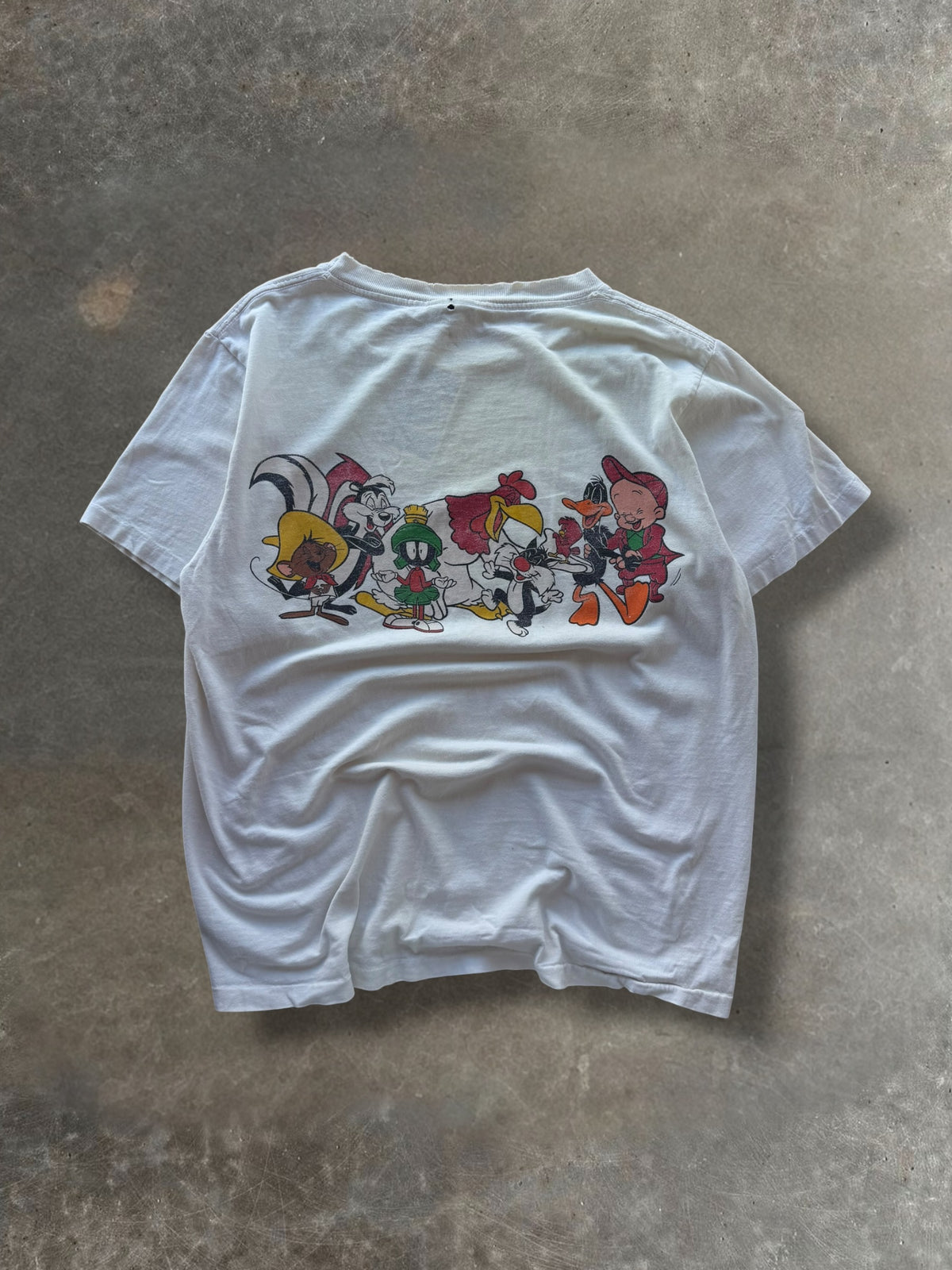'93 Looney Tunes Crew Wrap Around Tee Sz. L