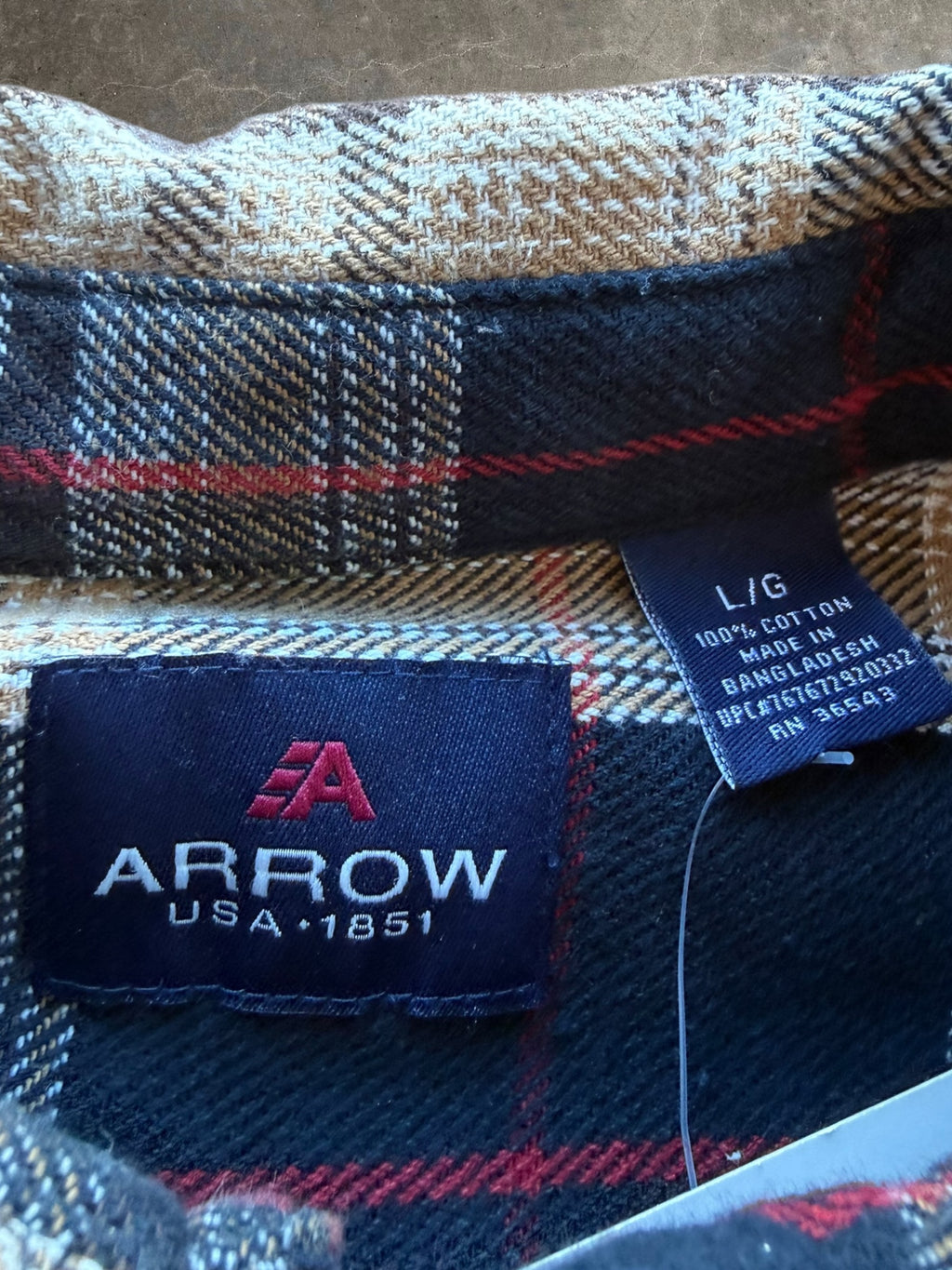 '00s Arrow Flannel Sz. L