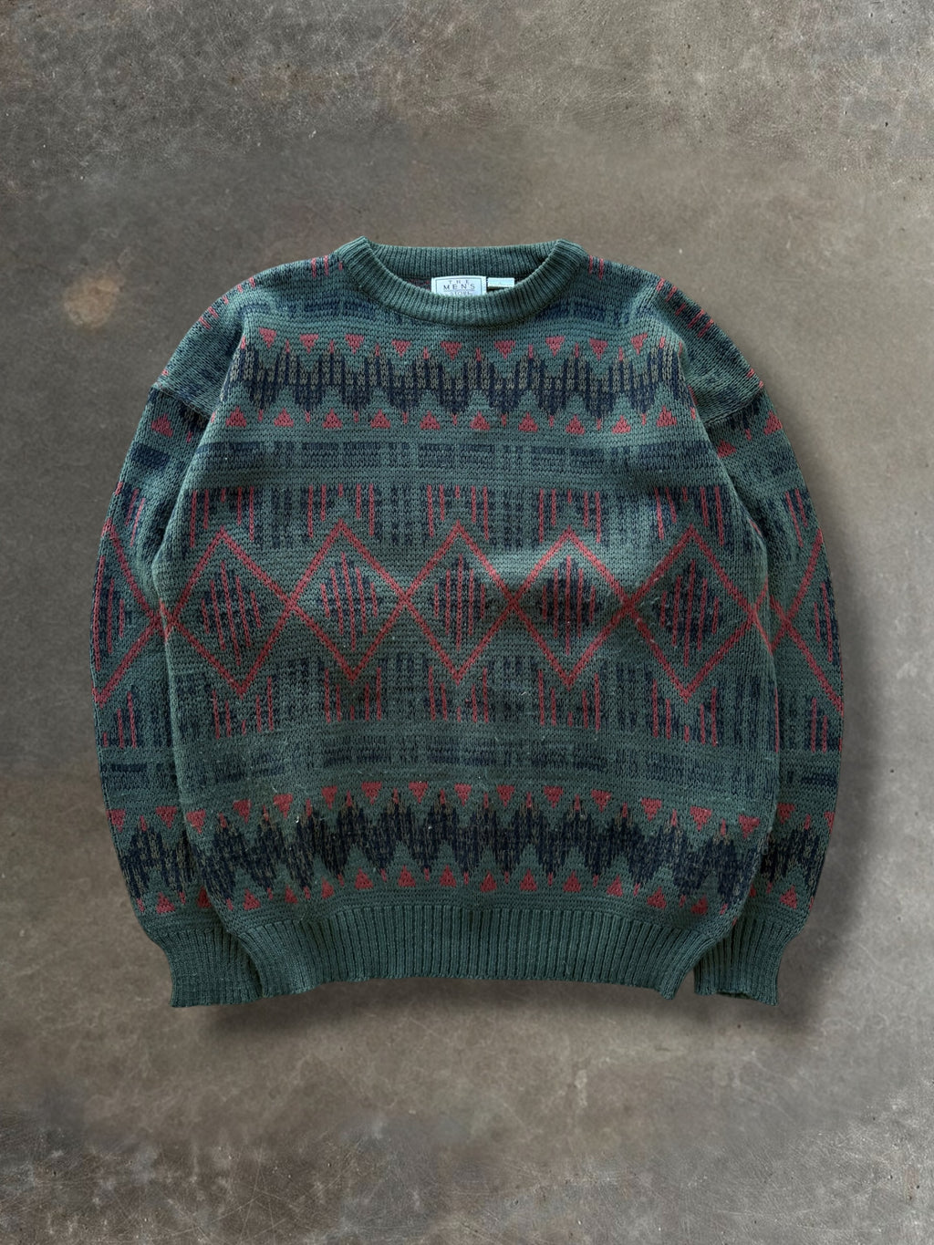 '90s Pine Green Sears Sweater Sz. L