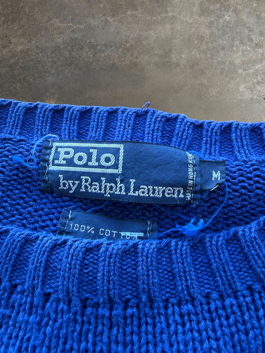 '90s Polo Sweater Sz. M