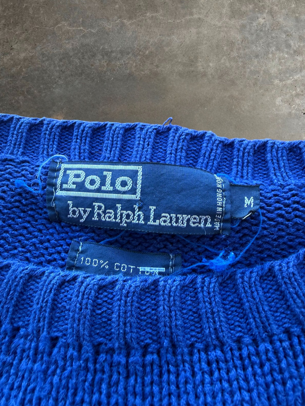 '90s Polo Sweater Sz. M