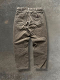 '90s Olive Green Flannel Lined Carhartt Pants Sz. 33x30