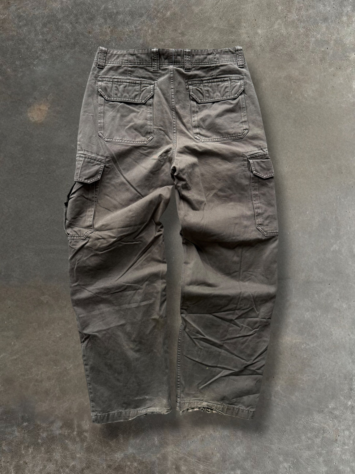 '00s Dark Grey Gap Baggy Cargo Pants Sz. 33x34