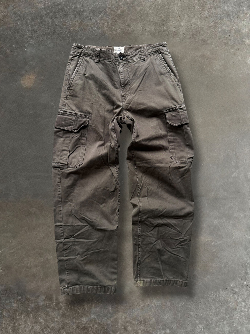 '00s Dark Grey Gap Baggy Cargo Pants Sz. 33x34