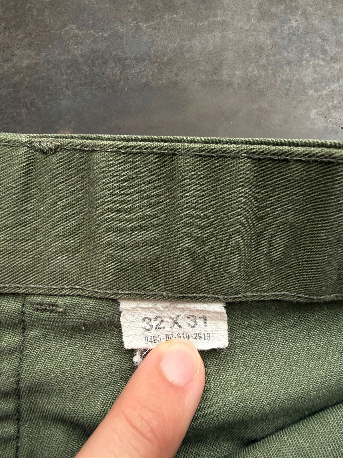 '70s OG-107 Military Pants Sz. 32x31