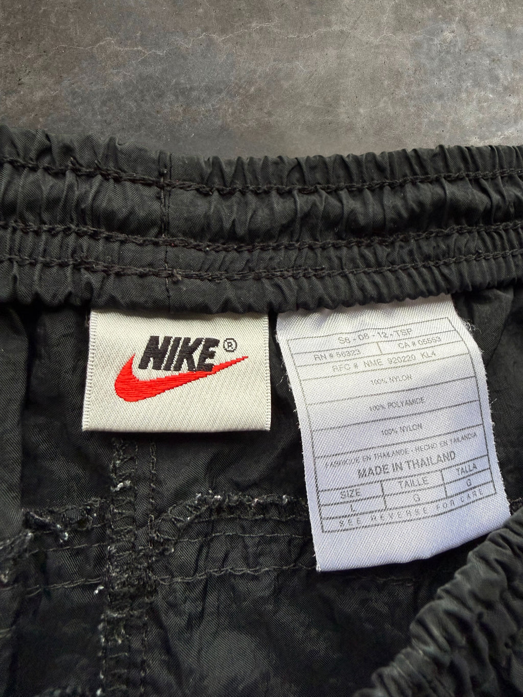'90s Black Nike Track Pants Sz. L