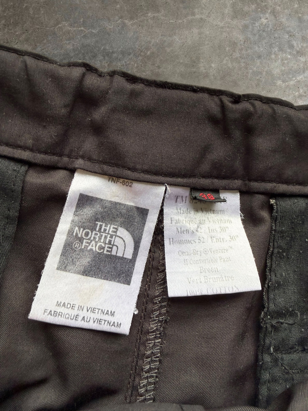 '90s Black North Face Track Pants Sz. 38
