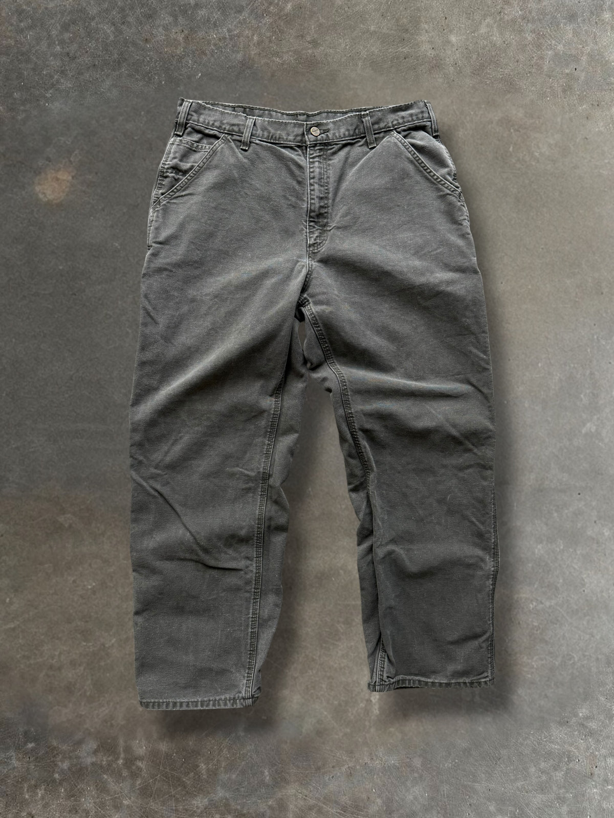 '90s Olive Green Carhartt Carpenter Pants Sz. 36x30