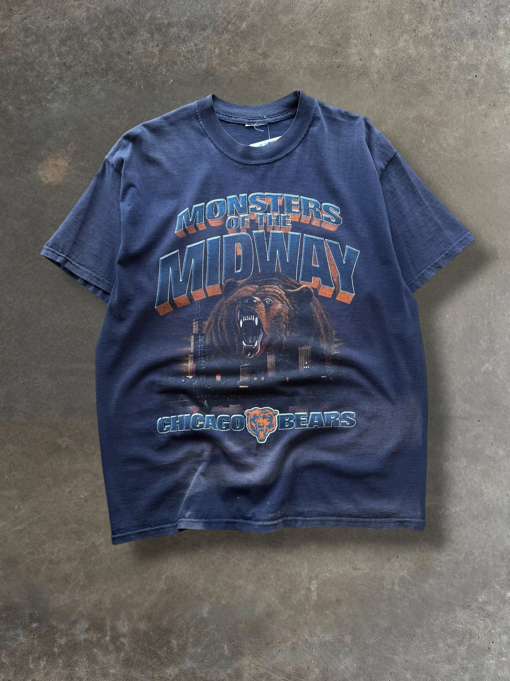 '90s Midway Chicago Bears Tee Sz. XL
