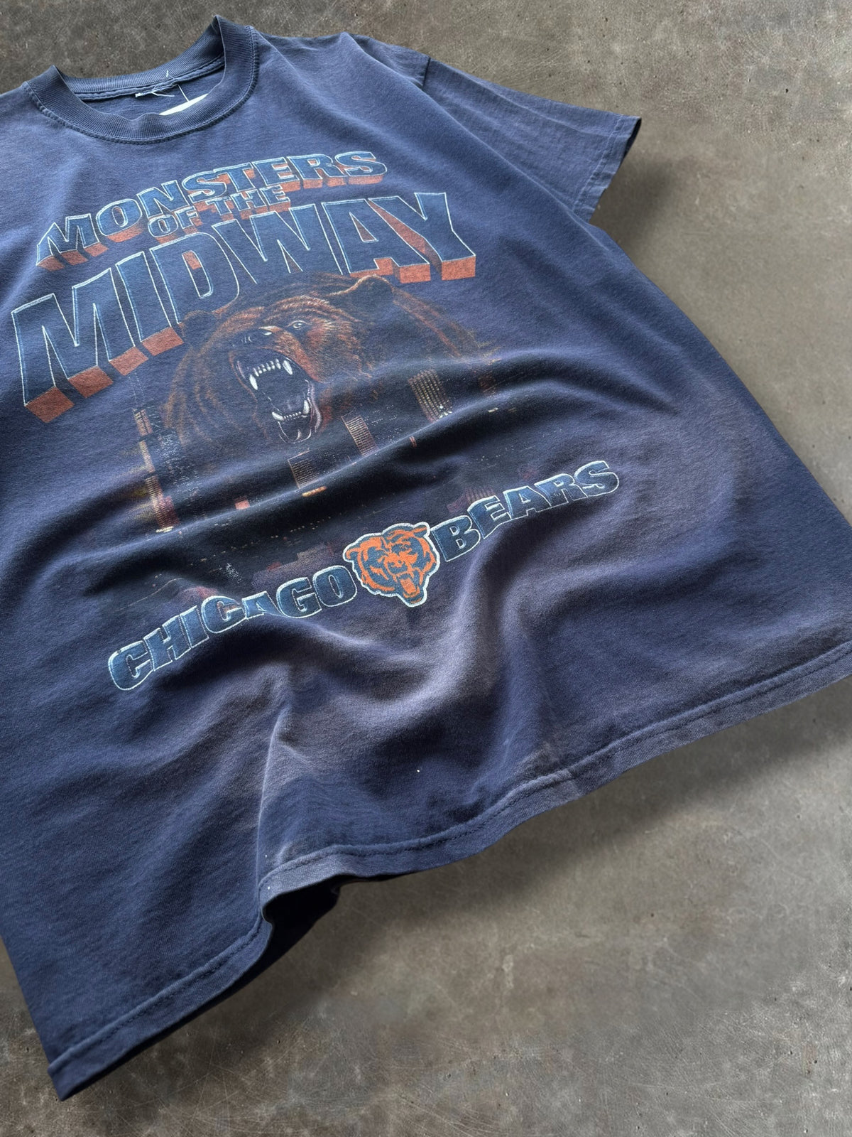 '90s Midway Chicago Bears Tee Sz. XL
