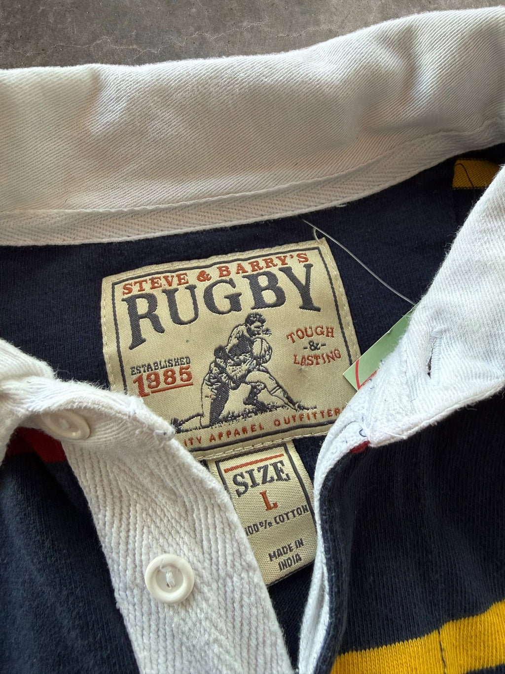 '00s Steve & Barry's Rugby Polo Sz. L