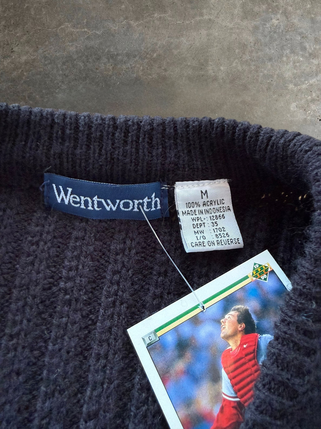 '00s Wentworth Black Cardigan Sz. M