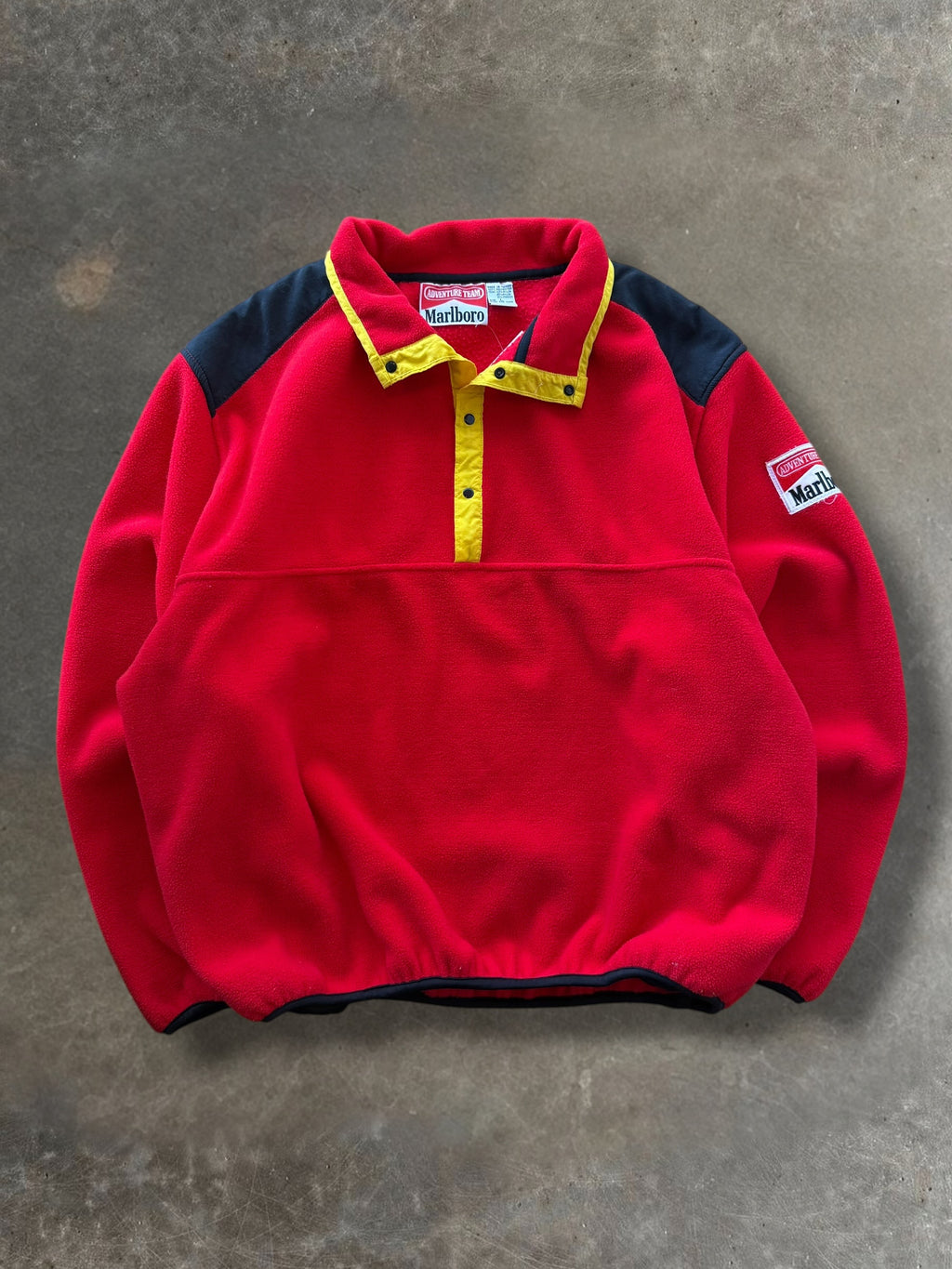 '90s Marlboro Fleece Pull Over Sz. L