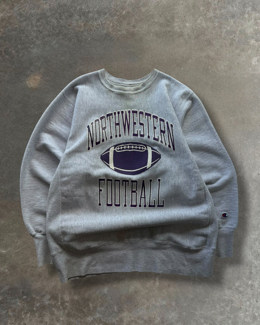 '80s Northwestern Champion Reverse Weave Sz. XXL