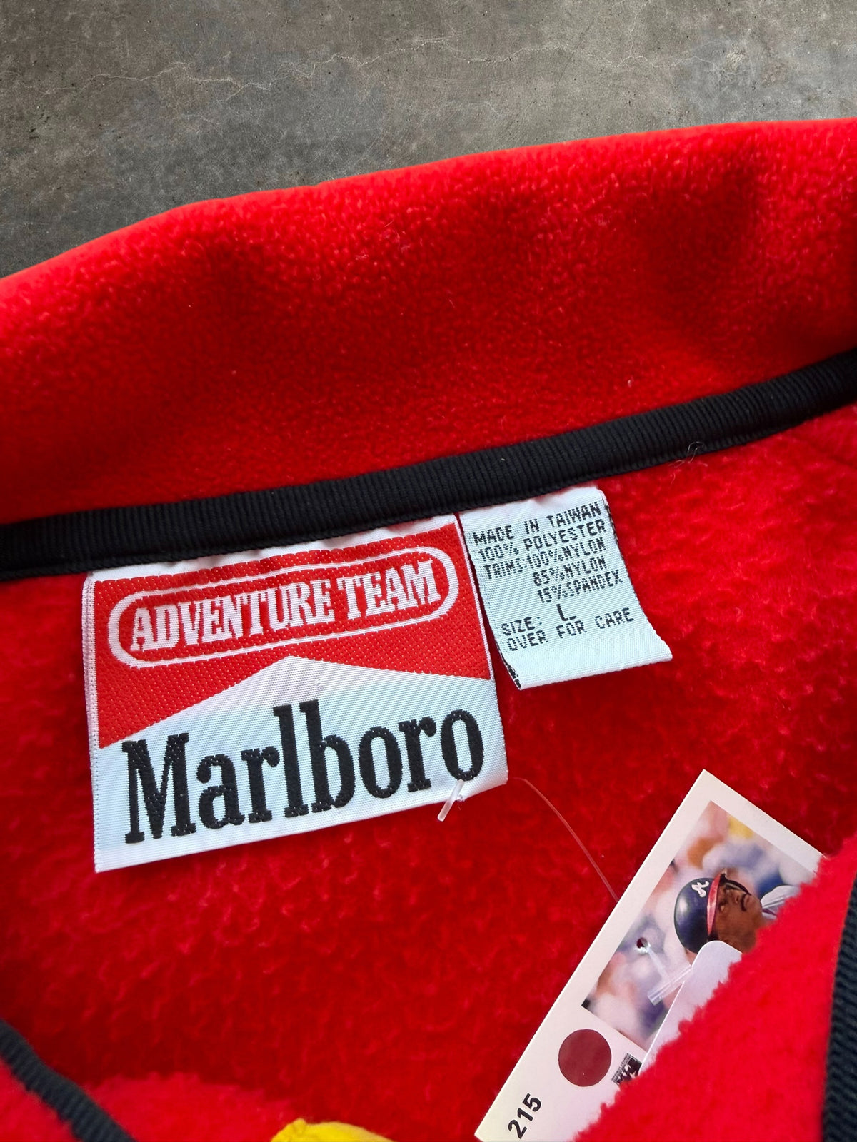 '90s Marlboro Fleece Pull Over Sz. L