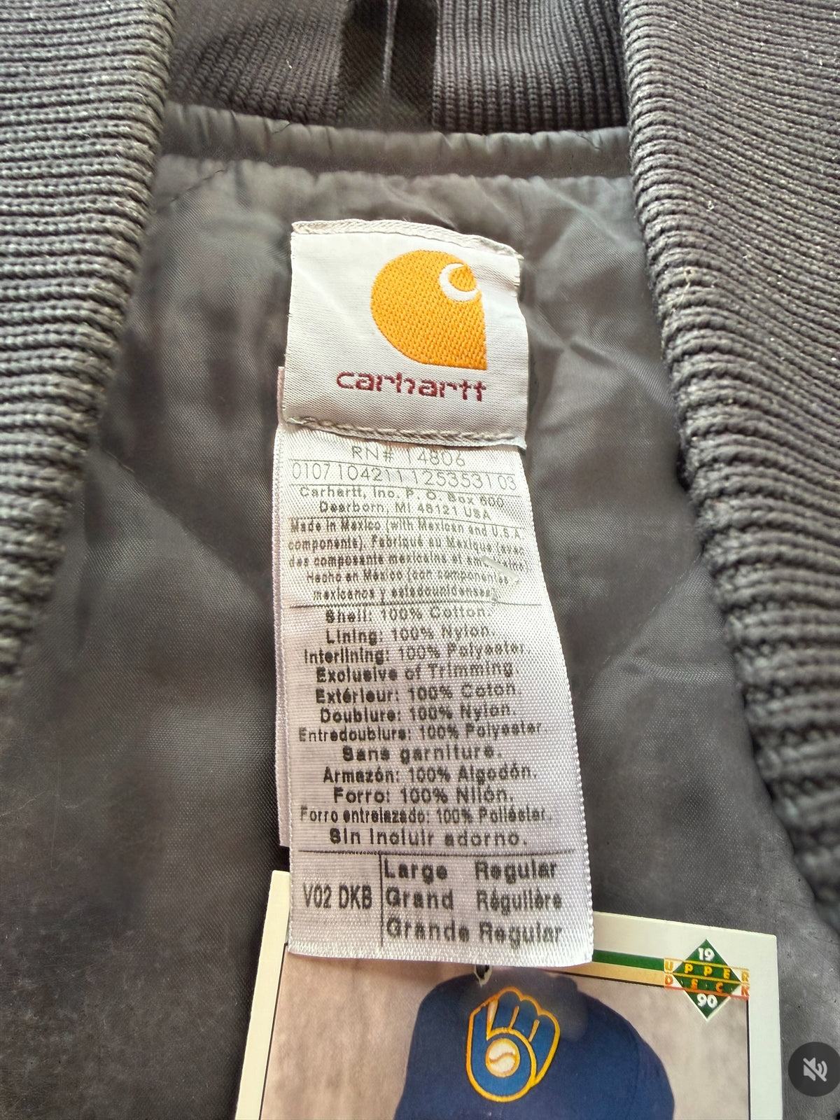 '06 Brown Carhartt Vest Sz. L