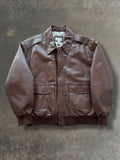 '00s Scandia Woods Leather Flight Jacket Sz. XL