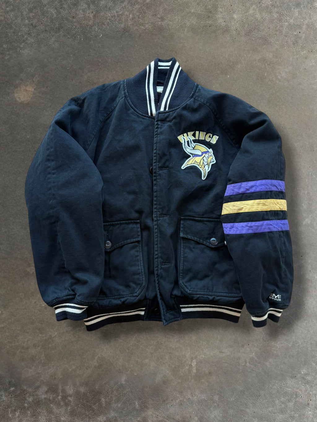 '90s Minnesota Vikings Bomber Jacket Sz. XL