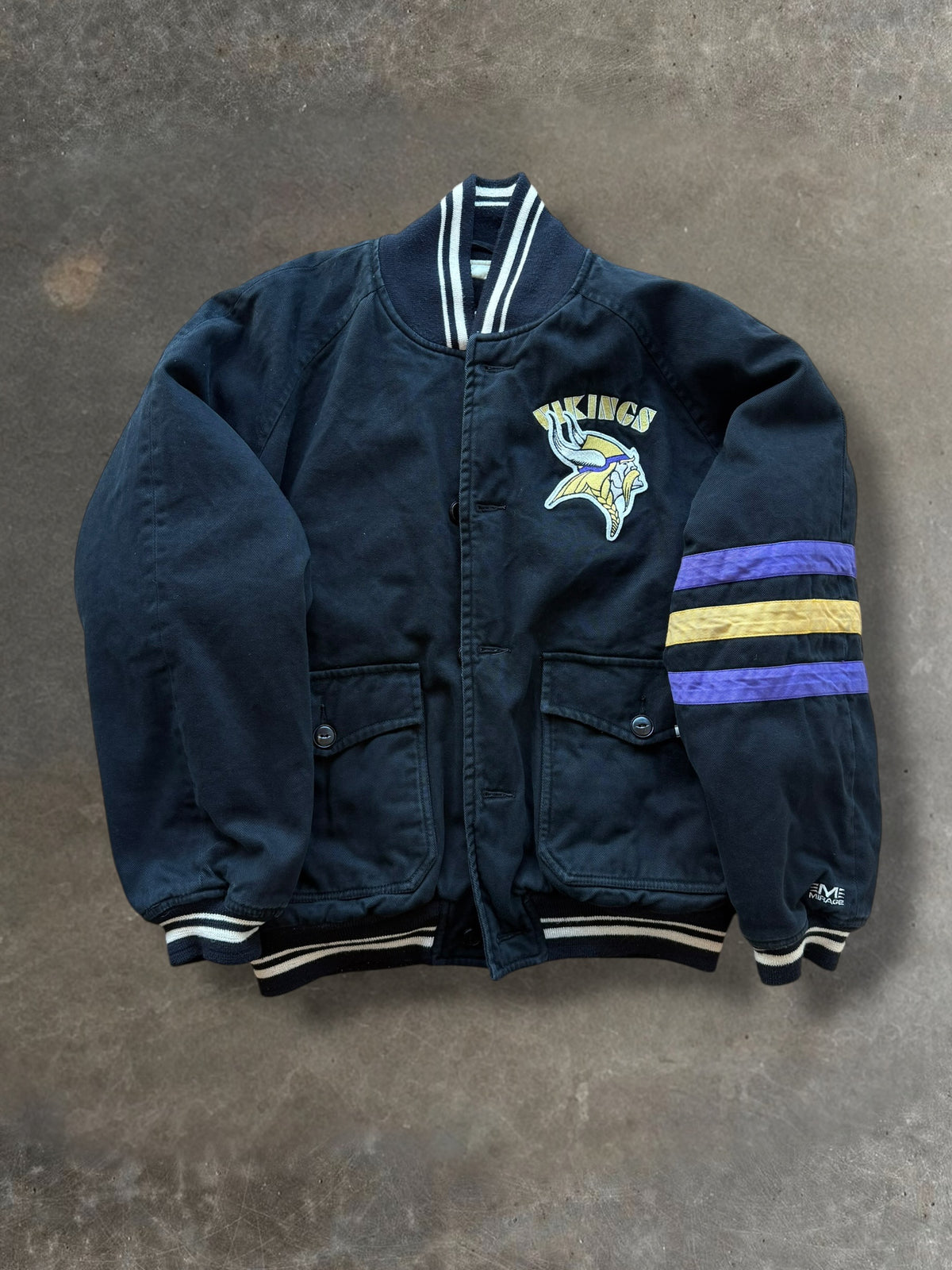 '90s Minnesota Vikings Bomber Jacket Sz. XL