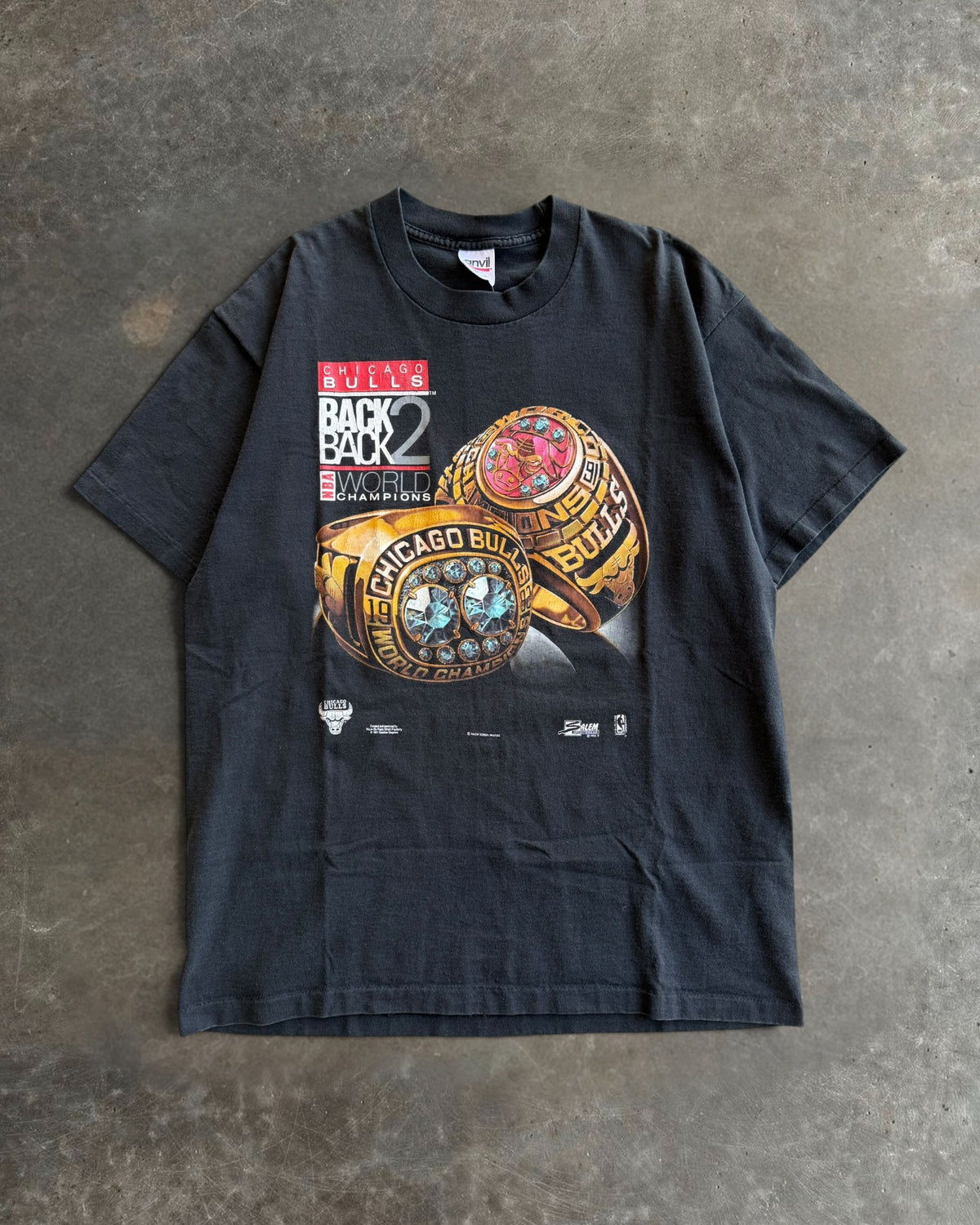 '92 Chicago Bulls Ring Tee Sz. XL