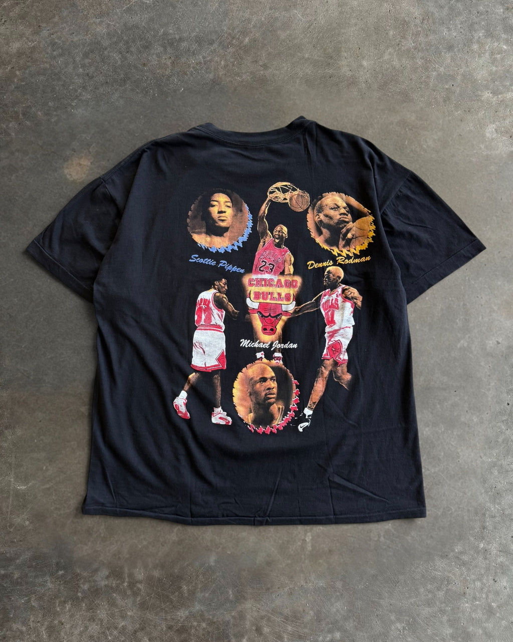 90s Chicago Bulls Rap Tee Sz. XL