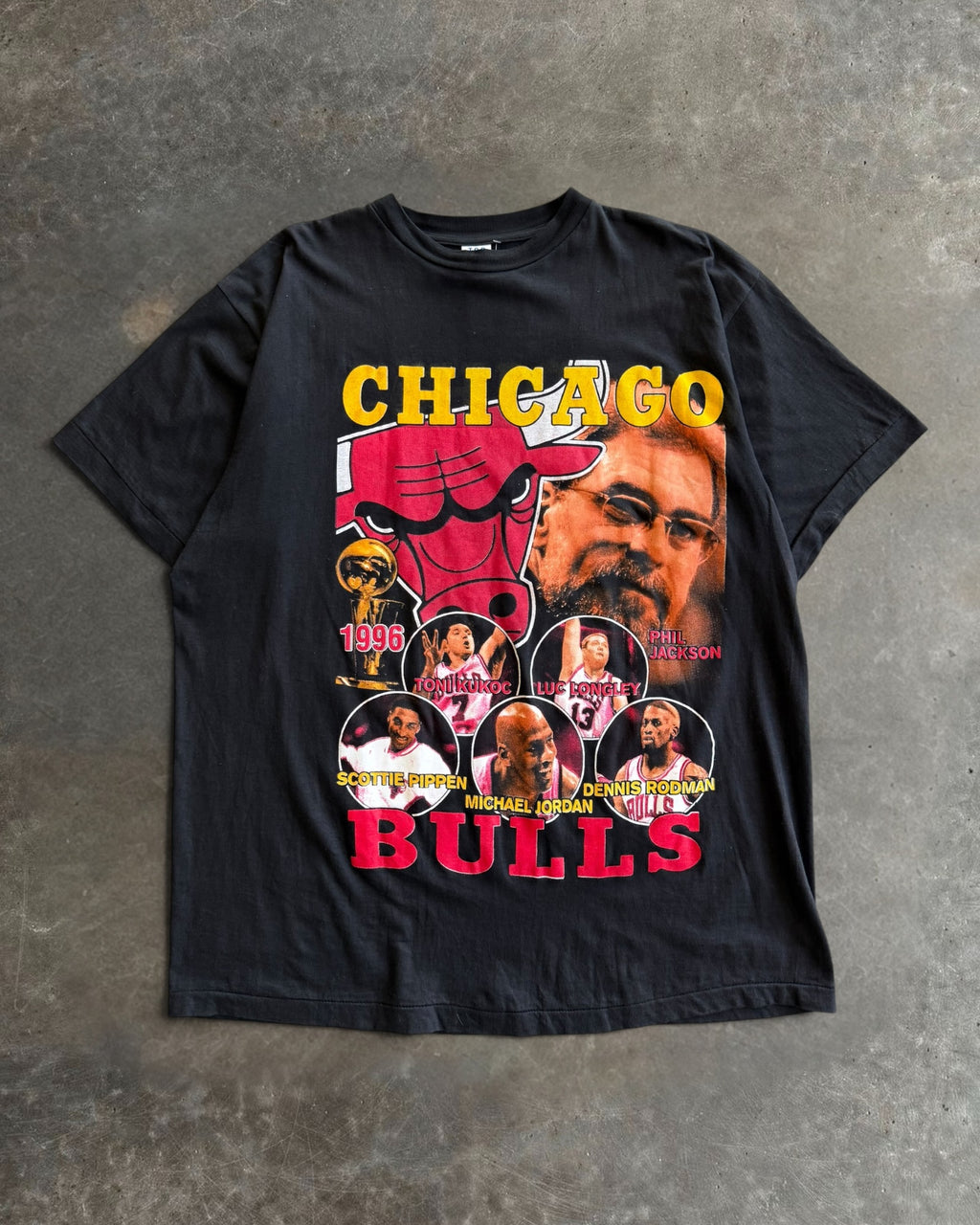 '96 Chicago Bulls Rap Tee Sz. XXL